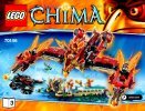 Notice / Instructions de Montage - LEGO - Legends of Chima - 70146 - Le temple du Phoenix de Feu: Page 1