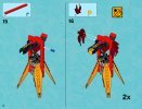 Notice / Instructions de Montage - LEGO - Legends of Chima - 70146 - Le temple du Phoenix de Feu: Page 70