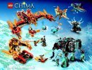 Notice / Instructions de Montage - LEGO - Legends of Chima - 70146 - Le temple du Phoenix de Feu: Page 80