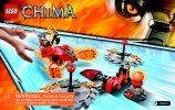 Notice / Instructions de Montage - LEGO - Legends of Chima - 70149 - Worriz - Challenge : Les lames de Feu: Page 1