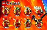 Notice / Instructions de Montage - LEGO - Legends of Chima - 70149 - Worriz - Challenge : Les lames de Feu: Page 30