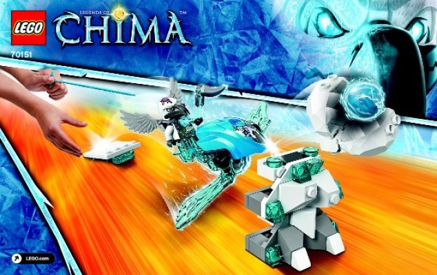 Notice / Instructions de Montage - LEGO - Legends of Chima - 70151 - VoomVoom - Challenge : Les pointes de glace: Page 1