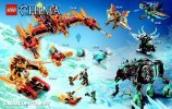 Notice / Instructions de Montage - LEGO - Legends of Chima - 70155 - Fluminox - Challenge : La tour de Feu: Page 32