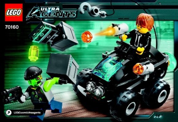 Notice / Instructions de Montage - LEGO - Ultra Agents - 70160 - Le raid du 4x4: Page 1