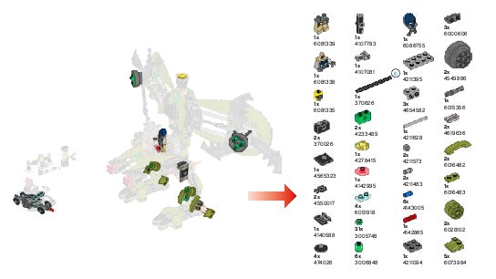 Notice / Instructions de Montage - LEGO - Ultra Agents - 70164 - Le vaisseau de Psyclone: Page 1