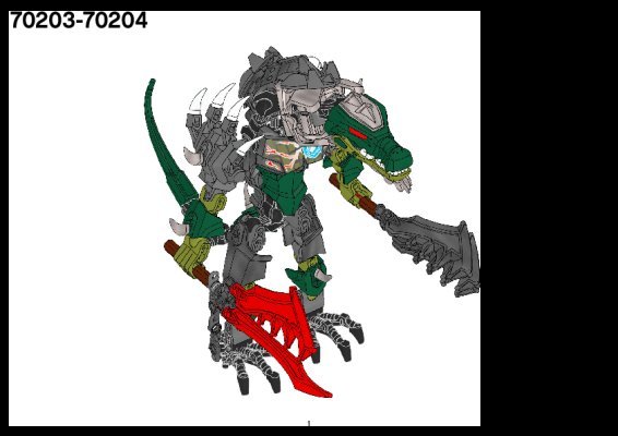 Notice / Instructions de Montage - LEGO - Legends of Chima - 70203 - CHI Cragger: Page 1