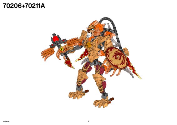 Notice / Instructions de Montage - LEGO - Legends of Chima - 70206 - CHI Laval: Page 1