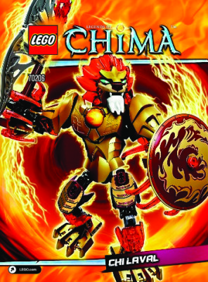 Notice / Instructions de Montage - LEGO - Legends of Chima - 70206 - CHI Laval: Page 1