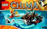 Notice / Instructions de Montage - LEGO - Legends of Chima - 70220 - La moto sabre: Page 1