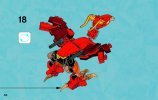 Notice / Instructions de Montage - LEGO - Legends of Chima - 70221 - L'ultime Phoenix de feu: Page 50