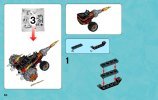 Notice / Instructions de Montage - LEGO - Legends of Chima - 70222 - Le bulldozer panthère: Page 50