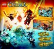 Notice / Instructions de Montage - LEGO - Legends of Chima - 70224 - La base mobile de combat: Page 152