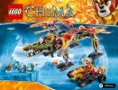 Notice / Instructions de Montage - LEGO - Legends of Chima - 70227 - Le sauvetage du Roi Crominus: Page 1