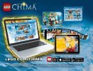 Notice / Instructions de Montage - LEGO - Legends of Chima - 70227 - Le sauvetage du Roi Crominus: Page 174