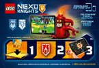 Notice / Instructions de Montage - LEGO - NEXO KNIGHTS - 70311 - La catapulte du Chaos: Page 39