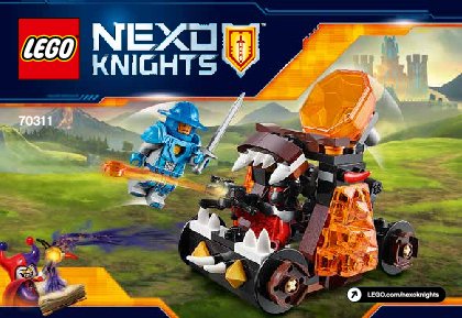 Notice / Instructions de Montage - LEGO - NEXO KNIGHTS - 70311 - La catapulte du Chaos: Page 1