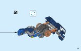 Notice / Instructions de Montage - LEGO - NEXO KNIGHTS - 70312 - Le méca-cheval de Lance: Page 37