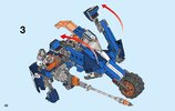 Notice / Instructions de Montage - LEGO - NEXO KNIGHTS - 70312 - Le méca-cheval de Lance: Page 42