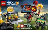 Notice / Instructions de Montage - LEGO - NEXO KNIGHTS - 70312 - Le méca-cheval de Lance: Page 56