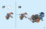 Notice / Instructions de Montage - LEGO - NEXO KNIGHTS - 70312 - Le méca-cheval de Lance: Page 23