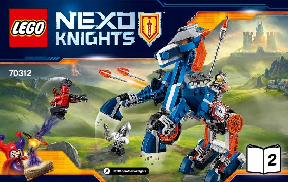 Notice / Instructions de Montage - LEGO - NEXO KNIGHTS - 70312 - Le méca-cheval de Lance: Page 1