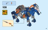 Notice / Instructions de Montage - LEGO - NEXO KNIGHTS - 70312 - Le méca-cheval de Lance: Page 37