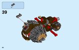 Notice / Instructions de Montage - LEGO - NEXO KNIGHTS - 70313 - L'écrase-lave de Moltor: Page 40