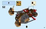 Notice / Instructions de Montage - LEGO - NEXO KNIGHTS - 70313 - L'écrase-lave de Moltor: Page 49