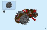 Notice / Instructions de Montage - LEGO - NEXO KNIGHTS - 70313 - L'écrase-lave de Moltor: Page 37