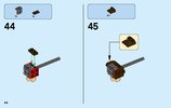 Notice / Instructions de Montage - LEGO - NEXO KNIGHTS - 70313 - L'écrase-lave de Moltor: Page 44