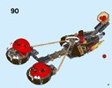 Notice / Instructions de Montage - LEGO - NEXO KNIGHTS - 70314 - Le chariot du Chaos du Maître des bêtes: Page 47