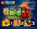 Notice / Instructions de Montage - LEGO - NEXO KNIGHTS - 70314 - Le chariot du Chaos du Maître des bêtes: Page 49