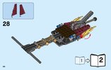 Notice / Instructions de Montage - LEGO - NEXO KNIGHTS - 70314 - Le chariot du Chaos du Maître des bêtes: Page 44