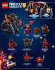 Notice / Instructions de Montage - LEGO - NEXO KNIGHTS - 70316 - Le char maléfique de Jestro: Page 76