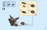 Notice / Instructions de Montage - LEGO - NEXO KNIGHTS - 70316 - Le char maléfique de Jestro: Page 25