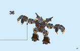 Notice / Instructions de Montage - LEGO - NEXO KNIGHTS - 70316 - Le char maléfique de Jestro: Page 37