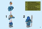 Notice / Instructions de Montage - LEGO - NEXO KNIGHTS - 70318 - Le lance-globe: Page 3