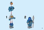 Notice / Instructions de Montage - LEGO - NEXO KNIGHTS - 70318 - Le lance-globe: Page 3