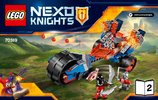 Notice / Instructions de Montage - LEGO - NEXO KNIGHTS - 70319 - La moto-tonnerre de Macy: Page 1