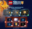 Notice / Instructions de Montage - LEGO - NEXO KNIGHTS - 70320 - L'Aero Striker V2 d'Aaron Fox: Page 62