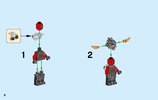 Notice / Instructions de Montage - LEGO - NEXO KNIGHTS - 70320 - L'Aero Striker V2 d'Aaron Fox: Page 8