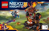 Notice / Instructions de Montage - LEGO - NEXO KNIGHTS - 70321 - La machine maudite du Général Magmar: Page 1