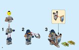 Notice / Instructions de Montage - LEGO - NEXO KNIGHTS - 70321 - La machine maudite du Général Magmar: Page 4