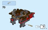 Notice / Instructions de Montage - LEGO - NEXO KNIGHTS - 70321 - La machine maudite du Général Magmar: Page 75