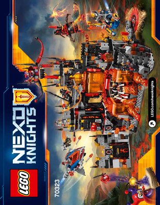 Notice / Instructions de Montage - LEGO - NEXO KNIGHTS - 70323 - Le repaire volcanique de Jestro: Page 1