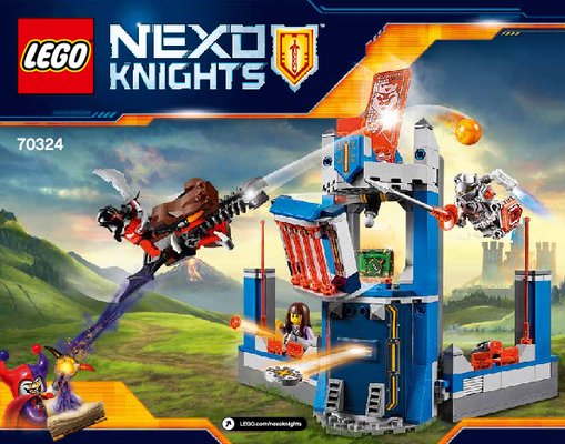 Notice / Instructions de Montage - LEGO - NEXO KNIGHTS - 70324 - La bibliothèque 2.0 de Merlok: Page 1