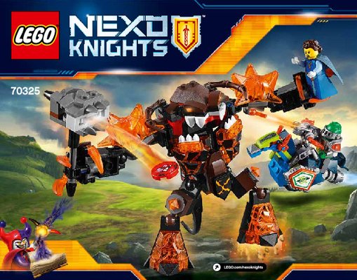 Notice / Instructions de Montage - LEGO - NEXO KNIGHTS - 70325 - Infernox capture la Reine: Page 1