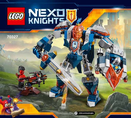 Notice / Instructions de Montage - LEGO - NEXO KNIGHTS - 70327 - Walmart – Le robot du roi: Page 1