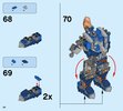 Notice / Instructions de Montage - LEGO - NEXO KNIGHTS - 70327 - Walmart – Le robot du roi: Page 50