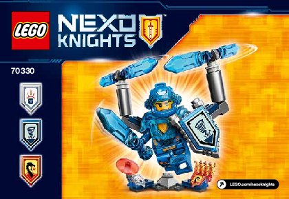 Notice / Instructions de Montage - LEGO - NEXO KNIGHTS - 70330 - Clay l'Ultime chevalier: Page 1